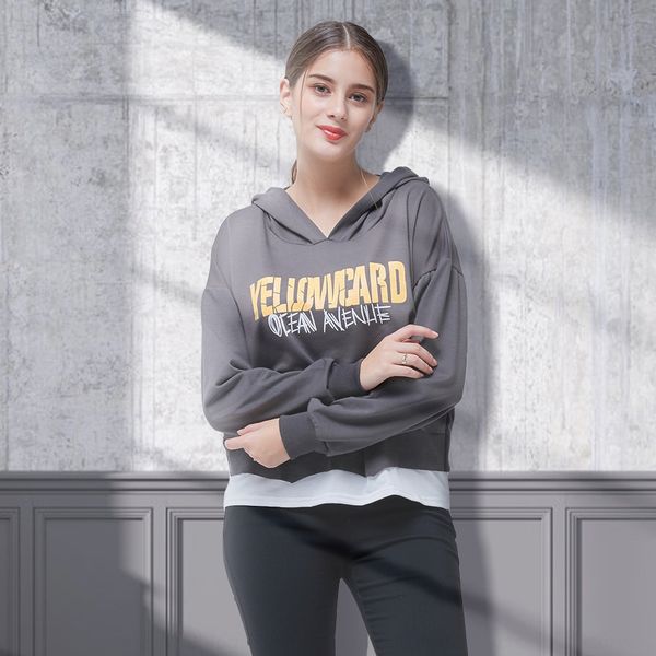 2020 spring new women's clothing fashion sweater sweatercasual fake two-piece letter hooded long sleeve women's sweater jr1664 8cw, Black
2020 spring new women's clothing fashion sweater sweatercasual fake two-piece letter hooded long sleeve women's sweater jr1664 8cw, Black