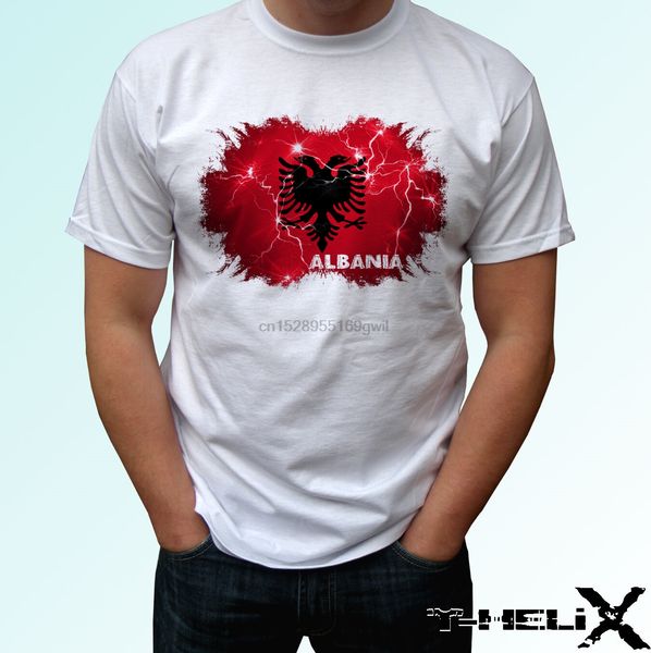 albania - white t shirt country flag design - mens womens kids baby sizes