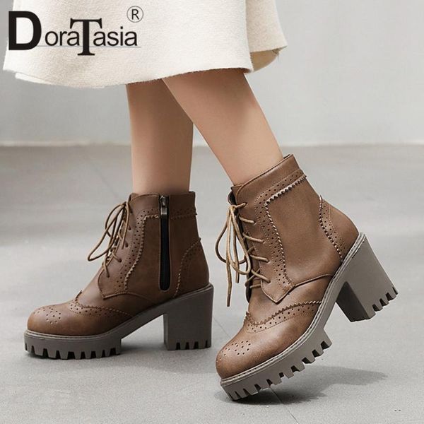 doratasia big size 33-43 girl chunky high heels ankle boots cross tied zip platform boots women autumn party shoes woman, Black
doratasia big size 33-43 girl chunky high heels ankle boots cross tied zip platform boots women autumn party shoes woman, Black