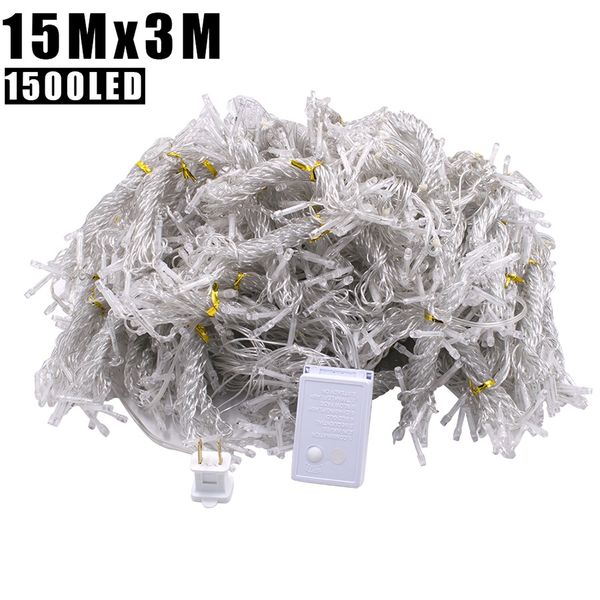 15m x 3m 1500-led warm white light romantic christmas wedding outdoor decoration curtain string light us standard warm white
15m x 3m 1500-led warm white light romantic christmas wedding outdoor decoration curtain string light us standard warm white
