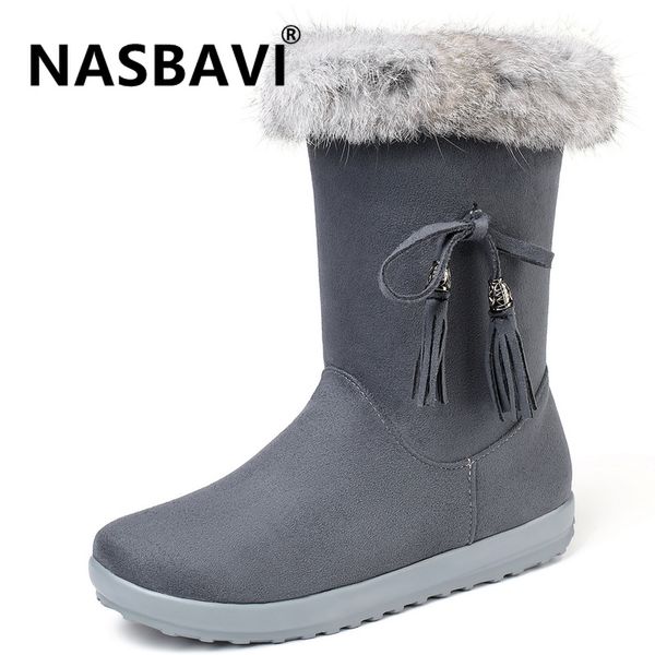 nasbavi 2020 new women boots autumn winter real hair ladies fashion snow boots shoes suede bare, Black
nasbavi 2020 new women boots autumn winter real hair ladies fashion snow boots shoes suede bare, Black