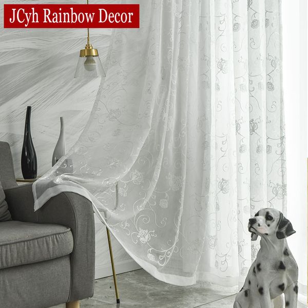 embroidered floral tulle curtains for living room white sheer curtains voile for bedroom tulle on the window drapes
embroidered floral tulle curtains for living room white sheer curtains voile for bedroom tulle on the window drapes