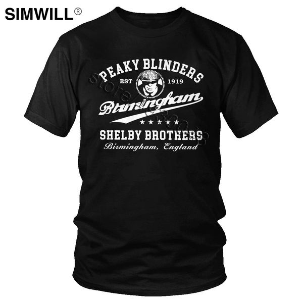 vintage peaky blinders t shirt short sleeves tv tshirt men cotton birmingham t-shirt shelby brothers tee fans merchandise gift 
vintage peaky blinders t shirt short sleeves tv tshirt men cotton birmingham t-shirt shelby brothers tee fans merchandise gift