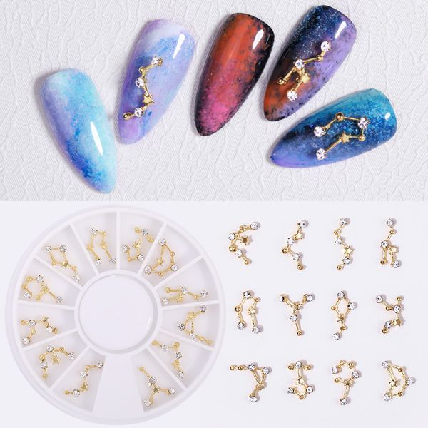 nail art decorations 1 box sparkling metal rhinestones decoration in wheels mixed size studs bling silver 3d, Silver;gold
nail art decorations 1 box sparkling metal rhinestones decoration in wheels mixed size studs bling silver 3d, Silver;gold