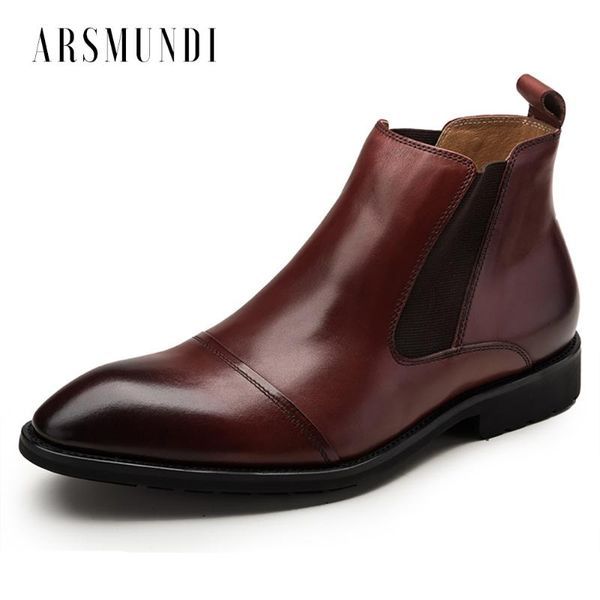men's winter boots ankle dress western wedding oxfords round toe genuine leather chakku 2020 new leather booties, Black
men's winter boots ankle dress western wedding oxfords round toe genuine leather chakku 2020 new leather booties, Black