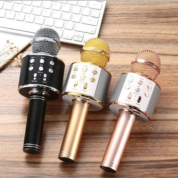 professional bluetooth wireless microphone speaker handheld microphone karaoke mic music player singing recorder ktv
professional bluetooth wireless microphone speaker handheld microphone karaoke mic music player singing recorder ktv