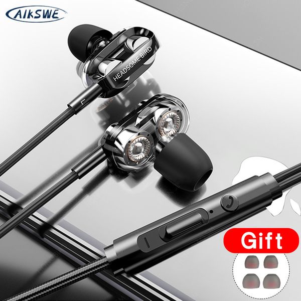 headsets aikswe 3.5mm wired in-ear dynamic subwoofer with mic earpiece comforted earbud volume control stereo sport headset
headsets aikswe 3.5mm wired in-ear dynamic subwoofer with mic earpiece comforted earbud volume control stereo sport headset