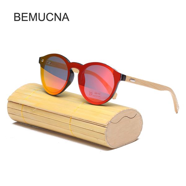 sunglasses 2021 bemucna round bamboo with case brands women retro designer wood men/women, White;black
sunglasses 2021 bemucna round bamboo with case brands women retro designer wood men/women, White;black