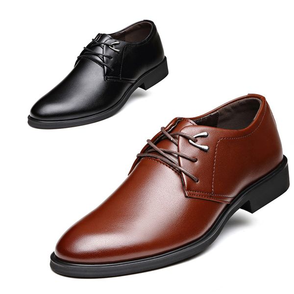 new brand pu leather concise men business shoes pointed toe black shoes breathable formal wedding basic men
new brand pu leather concise men business shoes pointed toe black shoes breathable formal wedding basic men