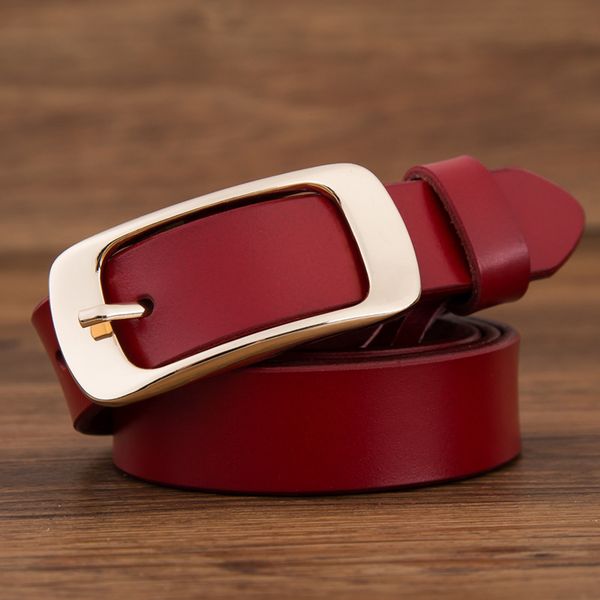 2020 fashion brand 100% genuine leather women belt metal pin buckle vintage belts for womens jeans ing, Black;brown
2020 fashion brand 100% genuine leather women belt metal pin buckle vintage belts for womens jeans ing, Black;brown
