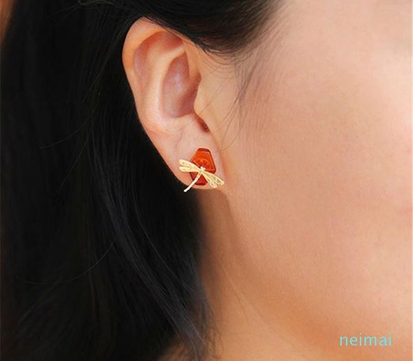 lotus fun real 925 sterling silver natural amber handmade fine jewelry 18k gold cute dragonfly stud earrings for99, Golden;silver
lotus fun real 925 sterling silver natural amber handmade fine jewelry 18k gold cute dragonfly stud earrings for99, Golden;silver