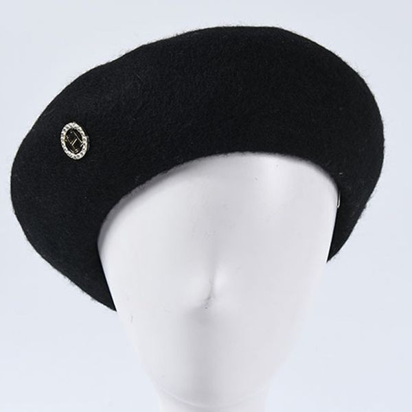 berets 2021 metal h standard wool beret autumn and winter casual wild cap, Blue;gray
berets 2021 metal h standard wool beret autumn and winter casual wild cap, Blue;gray