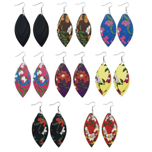 8pairs earrings for women layered floral print glitter leaf dangle earrings long drop hook for women earings jewelry, Silver
8pairs earrings for women layered floral print glitter leaf dangle earrings long drop hook for women earings jewelry, Silver