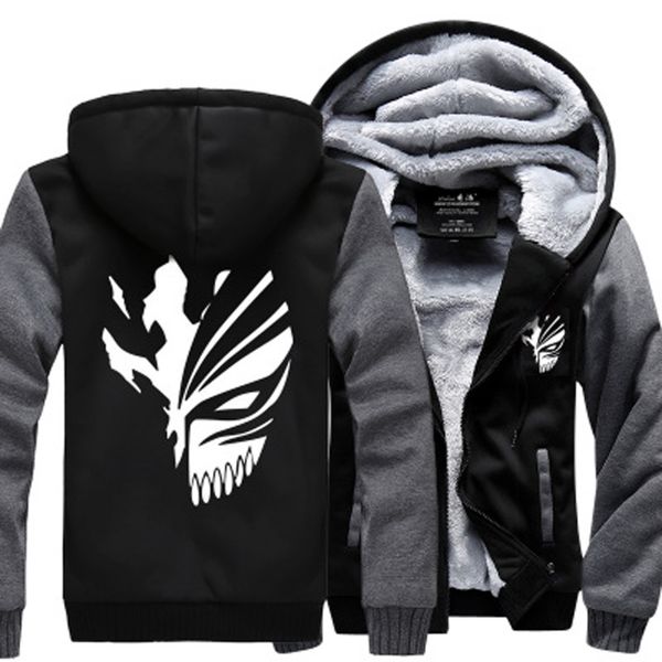 sweatshirt anime bleach kurosaki ichigo hoodies 2019 spring winter thicken fleece men's jacket sportswear casual zip up hoody t200914, Black
sweatshirt anime bleach kurosaki ichigo hoodies 2019 spring winter thicken fleece men's jacket sportswear casual zip up hoody t200914, Black