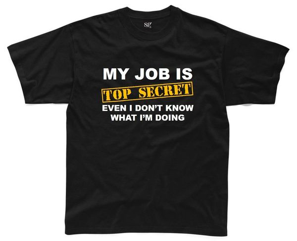 my job is secret mens t-shirt s-3xl black funny printed slogan joke gift 3d t shirt men plus size cotton tee
my job is secret mens t-shirt s-3xl black funny printed slogan joke gift 3d t shirt men plus size cotton tee