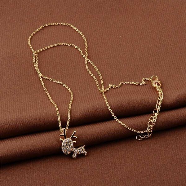 chains women's deer necklace stainless steel pendant jewelry fashion valentine's day all the way have you titanium gifts, Silver
chains women's deer necklace stainless steel pendant jewelry fashion valentine's day all the way have you titanium gifts, Silver