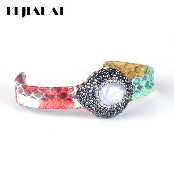 kejialai 16 colors bracelet fashion open movement bracelet geometric wrap leather bangle rhinestone pearl bangles punk r206, Black
kejialai 16 colors bracelet fashion open movement bracelet geometric wrap leather bangle rhinestone pearl bangles punk r206, Black