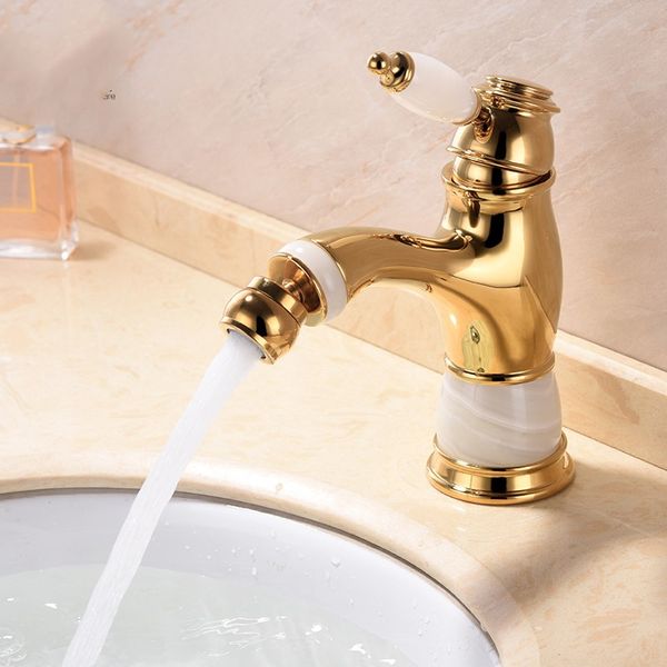 golden brass bathroom sink faucet luxury gold cold basin mixer faucet with 360 degree swivel nozzle spout
golden brass bathroom sink faucet luxury gold cold basin mixer faucet with 360 degree swivel nozzle spout