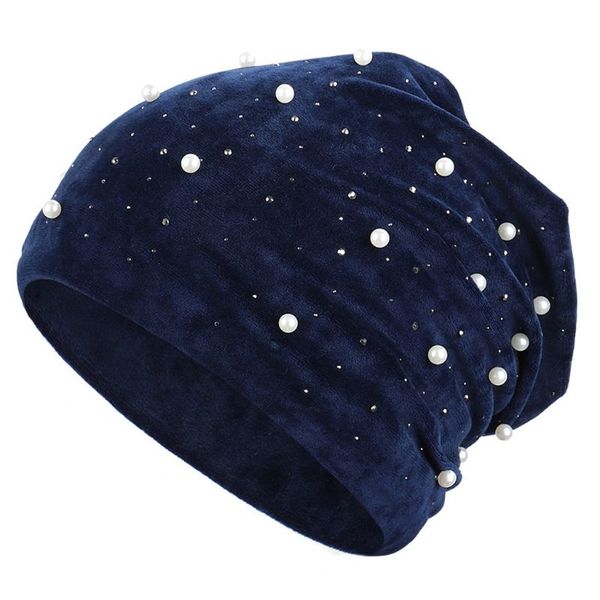 women skullies winter velvet hat beanies soft warm shiny pearls rhinestones hats, Blue;gray
women skullies winter velvet hat beanies soft warm shiny pearls rhinestones hats, Blue;gray