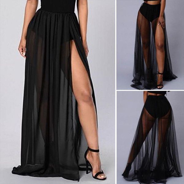 2020 new arrival women trendy arrival fitted sheer mesh see through long maxi skirt stylish female mesh chiffon skirts, Black
2020 new arrival women trendy arrival fitted sheer mesh see through long maxi skirt stylish female mesh chiffon skirts, Black