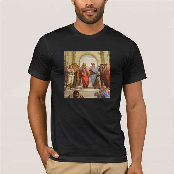 100% cotton brand men shirt plato and aristotle school of athens by raphael fashion summer t shirt
100% cotton brand men shirt plato and aristotle school of athens by raphael fashion summer t shirt