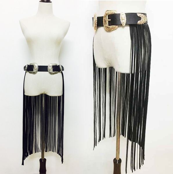 vohio 2020 fashion long tassel black sashes lady double golden needle buckle female girdle ceinture femme cinturones mujer boda, Black;brown
vohio 2020 fashion long tassel black sashes lady double golden needle buckle female girdle ceinture femme cinturones mujer boda, Black;brown