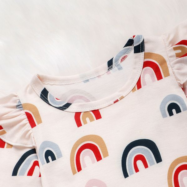 2pcs newborn baby girls ruffles clothes rainbow romper bodysuit long pants trousers kids baby boy clothing outfit set 200918, White
2pcs newborn baby girls ruffles clothes rainbow romper bodysuit long pants trousers kids baby boy clothing outfit set 200918, White