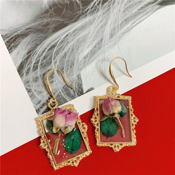 dangle & chandelier jouval fashion clear acrylic dried rose flower drop earrings for women vintage gold square earings brincos female jewelr, Silver
dangle & chandelier jouval fashion clear acrylic dried rose flower drop earrings for women vintage gold square earings brincos female jewelr, Silver