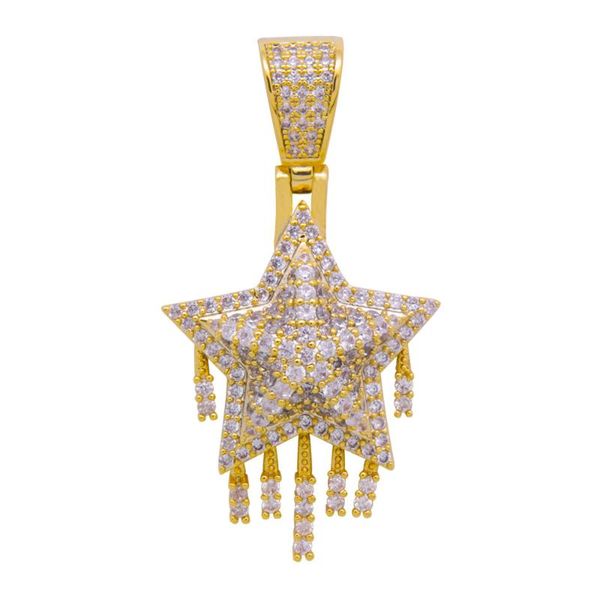 lureen men's iced out cubic zircon bling drip star necklace pendant gold silver color women tennis chain hip hop jewelry
lureen men's iced out cubic zircon bling drip star necklace pendant gold silver color women tennis chain hip hop jewelry