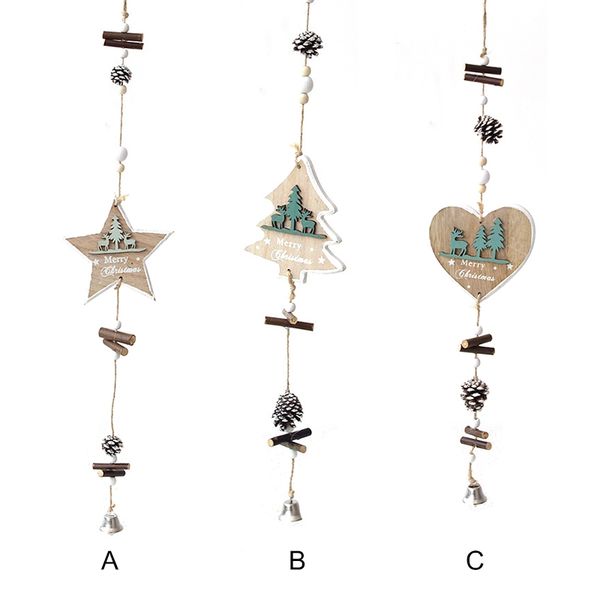 christmas decorations tree stars pendant wooden decoration bell pinecone room wall hanging home party decor .
christmas decorations tree stars pendant wooden decoration bell pinecone room wall hanging home party decor .