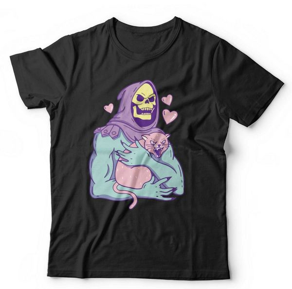 skeletor cat tshirt & kids - funny, 80's cartoon
