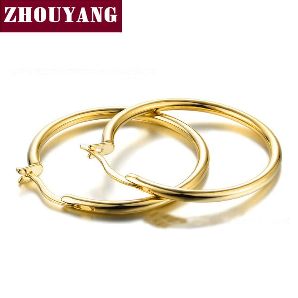 zhouyang piercing hoop earrings for women simple none stone copper light gold color fashion jewelry wholesale e093 e861, Golden;silver
zhouyang piercing hoop earrings for women simple none stone copper light gold color fashion jewelry wholesale e093 e861, Golden;silver