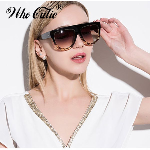 who cutie fashion women sunglasses brand designer flat vintage gradient sun glasses female rivet big frame shades uv400 369b, White;black
who cutie fashion women sunglasses brand designer flat vintage gradient sun glasses female rivet big frame shades uv400 369b, White;black