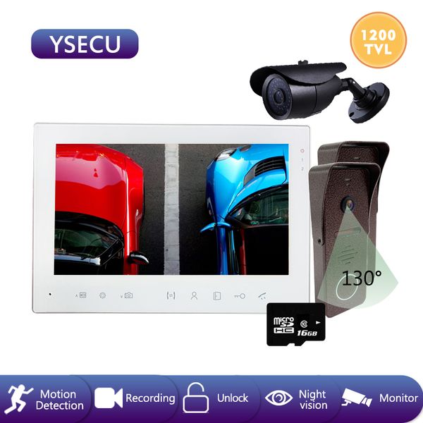 video door phones ysecu 7'' 1200tvl intercom with cctv camera,2 doorbells,dc12v or ac220v,unlock ,video phone recording doorbell
video door phones ysecu 7'' 1200tvl intercom with cctv camera,2 doorbells,dc12v or ac220v,unlock ,video phone recording doorbell