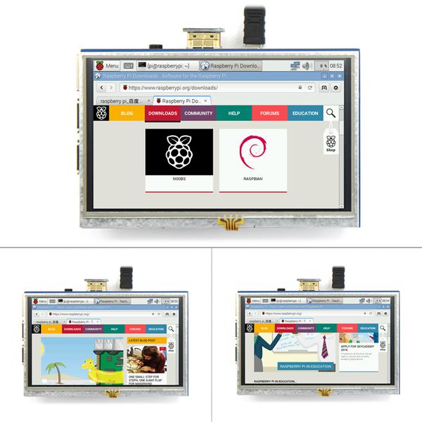selling 5 inch 800x480 resistive touch lcd screen 5" display hdmi for raspberry pi 4 pi 3 2 / b + xpt2046
selling 5 inch 800x480 resistive touch lcd screen 5" display hdmi for raspberry pi 4 pi 3 2 / b + xpt2046