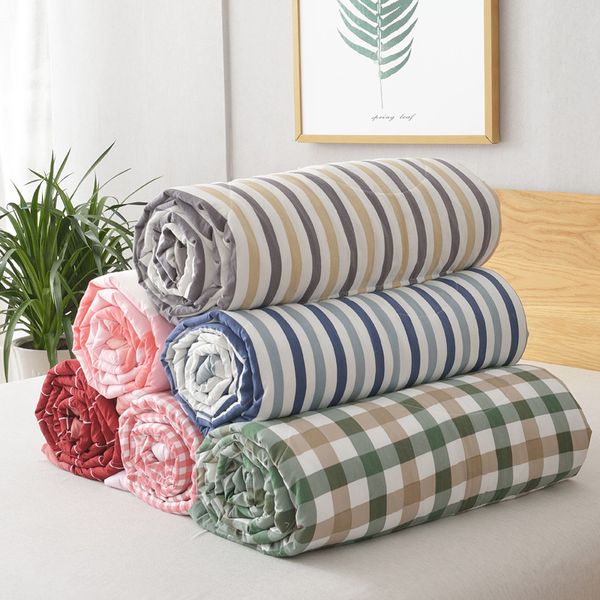 comforters & sets niobomo grid/stripe bedspread summer quilt blanket comforter bed cover quilting home textiles suitable for children adult
comforters & sets niobomo grid/stripe bedspread summer quilt blanket comforter bed cover quilting home textiles suitable for children adult