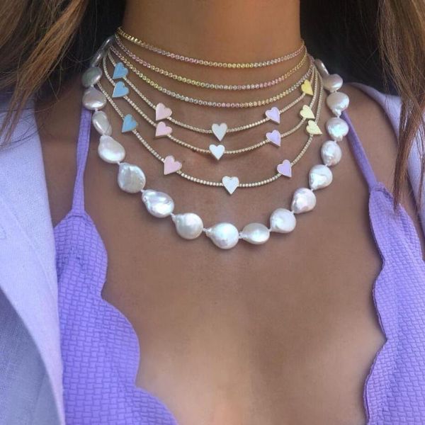 fashion gold color mini tennis chain statement choker necklace paved pink purple yellow cz chain necklace for women lady gift, Silver
fashion gold color mini tennis chain statement choker necklace paved pink purple yellow cz chain necklace for women lady gift, Silver