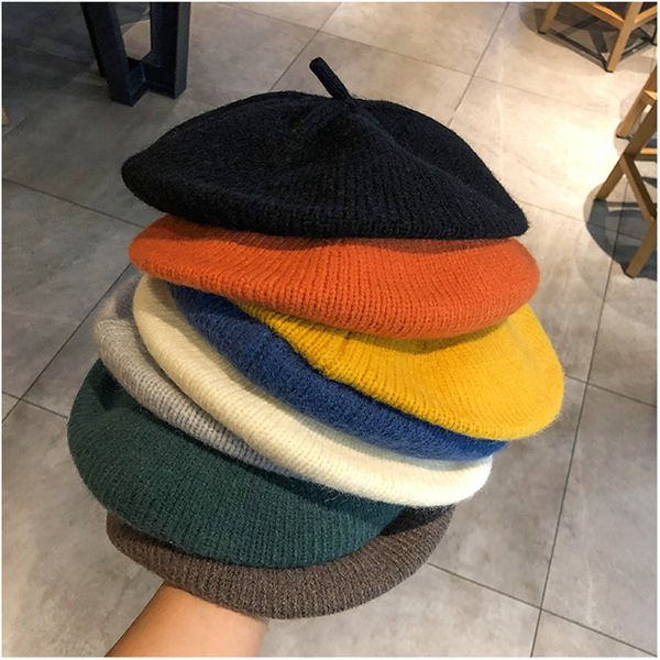 lady spring winter berets hat fashion style hat women wool knitting berets solid color caps female bonnet warm walking cap, Blue;gray
lady spring winter berets hat fashion style hat women wool knitting berets solid color caps female bonnet warm walking cap, Blue;gray