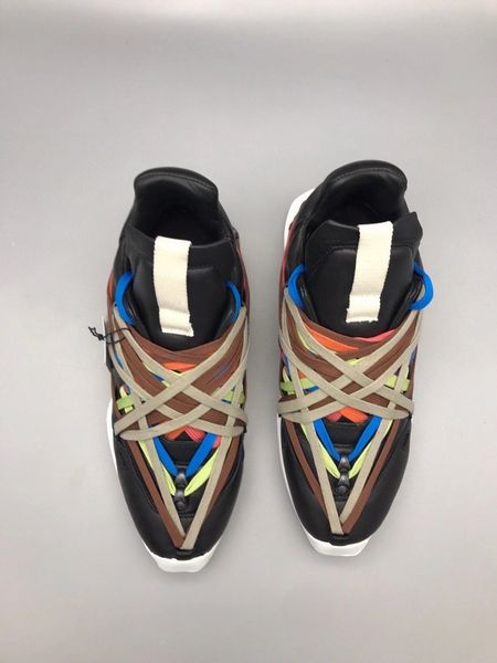 high 2020ss colorful shoelace cross sewing personalized cowhide leather ankle boots trainer men shoes, Black
high 2020ss colorful shoelace cross sewing personalized cowhide leather ankle boots trainer men shoes, Black