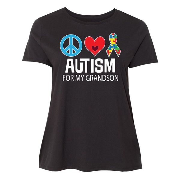 2020 fashion inktastic autism for my grandson puzzle ribbon women's plus size t-shirt asd pdd tee shirt
2020 fashion inktastic autism for my grandson puzzle ribbon women's plus size t-shirt asd pdd tee shirt
