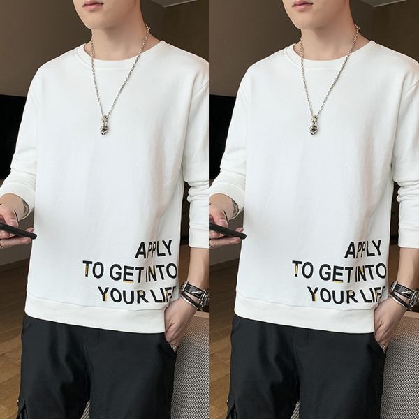 round neck sweater men's trendy 2020 new sweatert-shirt sweaterkorean style spring and autumn loose trendy versatile casual long sle, Black
round neck sweater men's trendy 2020 new sweatert-shirt sweaterkorean style spring and autumn loose trendy versatile casual long sle, Black