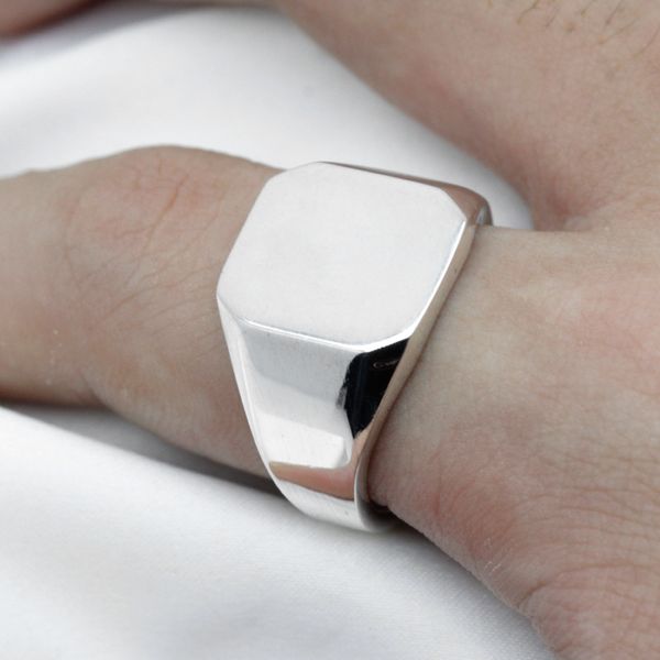real 925 sterling silver men ring rectangle classic simple rings for male women lovers couples wedding band jewelry gift, Golden;silver
real 925 sterling silver men ring rectangle classic simple rings for male women lovers couples wedding band jewelry gift, Golden;silver