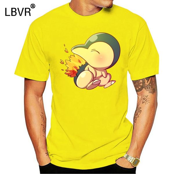 men tshirt cyndaquil typhlosion t shirt printed t-shirt tees top
