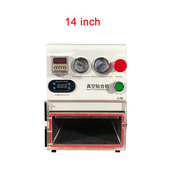 14 inch oca vacuum laminating machine for fat curved straight and tablet lcd screens with thermostatic heating
14 inch oca vacuum laminating machine for fat curved straight and tablet lcd screens with thermostatic heating