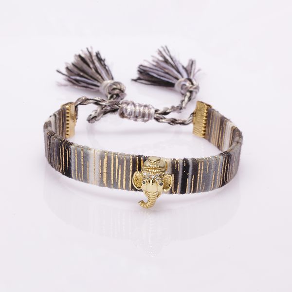 charm bracelets gold india ganesha god head ethnic boho bohemia soft cotton silk tassel tail wristband adjustable bracelet for woman, Golden;silver 
charm bracelets gold india ganesha god head ethnic boho bohemia soft cotton silk tassel tail wristband adjustable bracelet for woman, Golden;silver