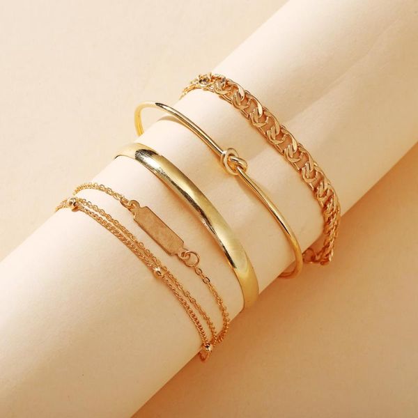 vintage gold bracelet set charms bangles boho luxury jewelry for women chain adjustable multi layer wedding bracelets girls gift, Golden;silver
vintage gold bracelet set charms bangles boho luxury jewelry for women chain adjustable multi layer wedding bracelets girls gift, Golden;silver