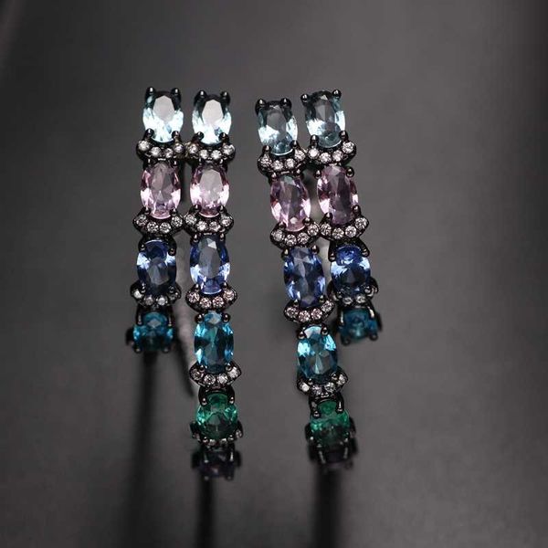 colorful big circle hoop earring for women gift multicolor crystal double round zircon hoop earring boho fashion party jewelry, Golden;silver
colorful big circle hoop earring for women gift multicolor crystal double round zircon hoop earring boho fashion party jewelry, Golden;silver