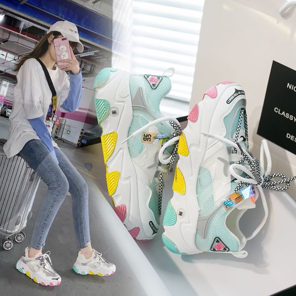 fashion daddy women casual shoes sneakers for women platform chunky shoes breathable comfortable zapatillas mujer, Black
fashion daddy women casual shoes sneakers for women platform chunky shoes breathable comfortable zapatillas mujer, Black