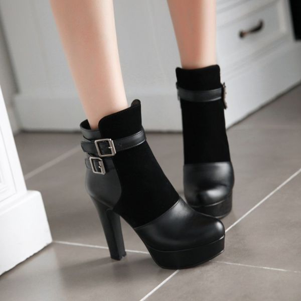 rock shoes woman round toe boots women new 2020 platform zipper booties ladies large size rubber high heel ankle flock, Black
rock shoes woman round toe boots women new 2020 platform zipper booties ladies large size rubber high heel ankle flock, Black