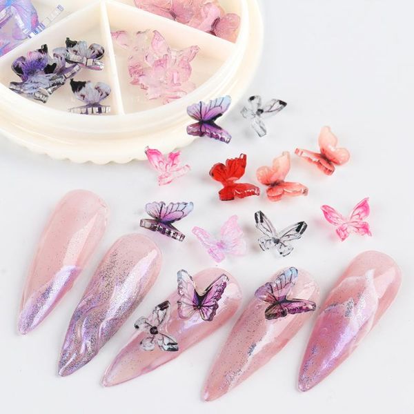 nail art decorations 30pcs/wheel 3d butterfly rhinestone decoration mixed colorful butterflies resin gel salon charm accessories ji1817, Silver;gold
nail art decorations 30pcs/wheel 3d butterfly rhinestone decoration mixed colorful butterflies resin gel salon charm accessories ji1817, Silver;gold